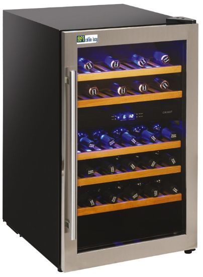 Cave a vin professionnelle 31 bouteilles double zone porte vitree - AFI Collin-Lucy