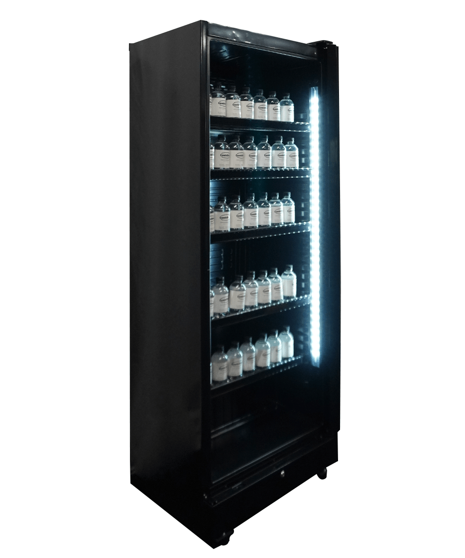 Armoire Positive 1 Porte En Verre Noir Sve-450 Bl - Combisteel 7086.0005