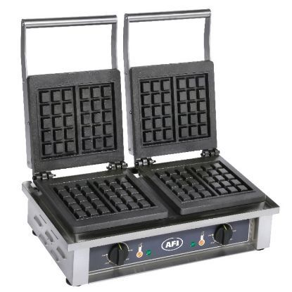 Gaufrier électrique 2 fers moules Bruxelles 3x5 RG-GDE10