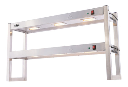 Étagère Chauffante En Halogene 2 Niveaux 1200 Démontable - Combisteel 7539.0050