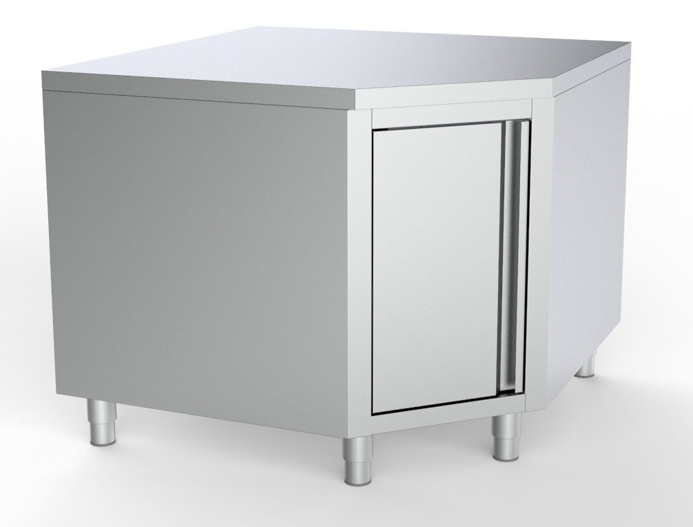 Plan De Travail Angle Avec Porte 1000/1000 Pour 600Mm Tables