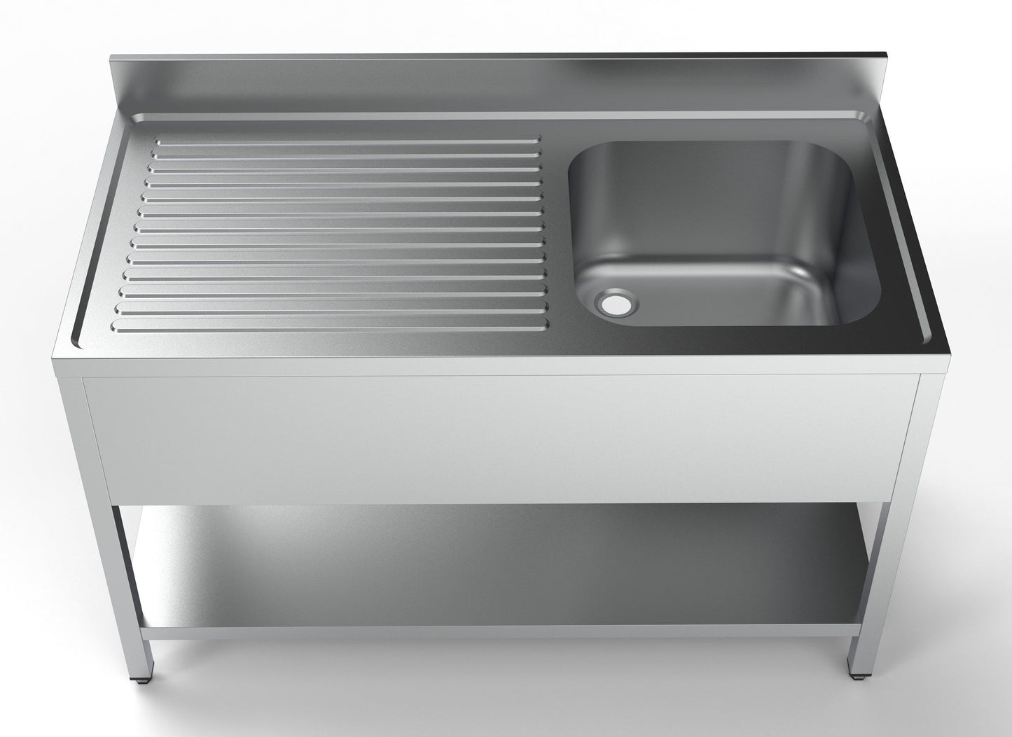 700 Bloc-Évier Étagère 1 À Droite 1400 - Combisteel 7333.0845
