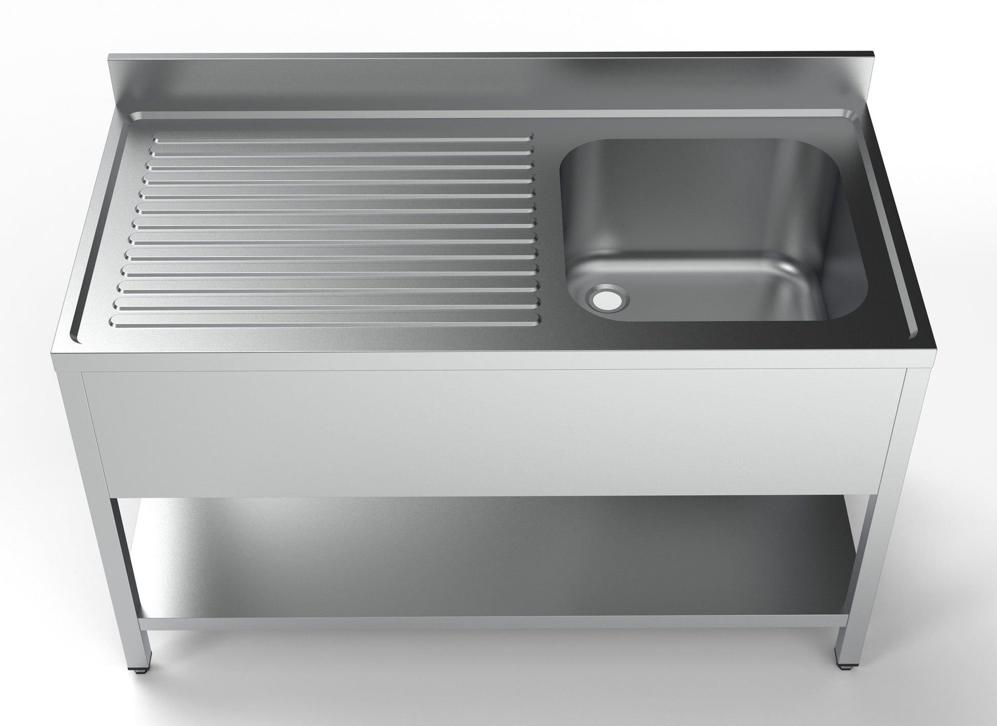 700 Bloc-Évier Étagère 1 À Droite 1400 - Combisteel 7333.0845