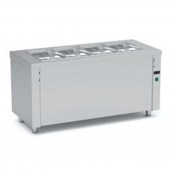 Îlot central avec bain-marie à chaleur sèche SBSC-160
