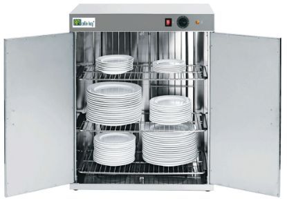Chauffe-assiettes 120 assiettes inox 3 niveaux CA120