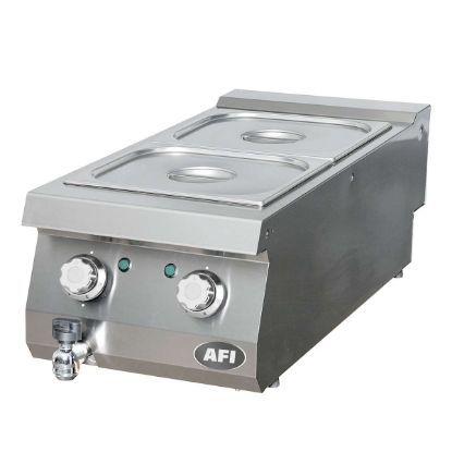 Bain-marie électrique à poser BMP9E40 gamme 900 2 x GN 2/3