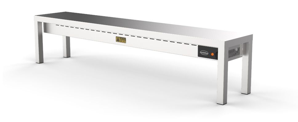 Étagère Chauffante En Céramique 1 Niveaux 1800 5 Resistances Of 250W L1800 - 7020.0720