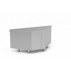 Meuble neutre d'angle SIAC-90 - Self enfant - 90° fermé