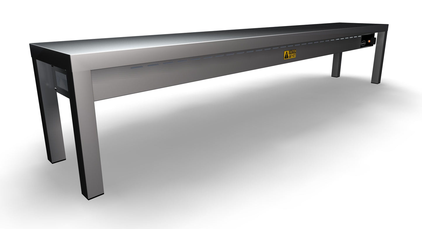 Étagère Chauffante En Céramique 1 Niveaux 1800 5 Resistances Of 250W L1800 - Combisteel 7020.0720