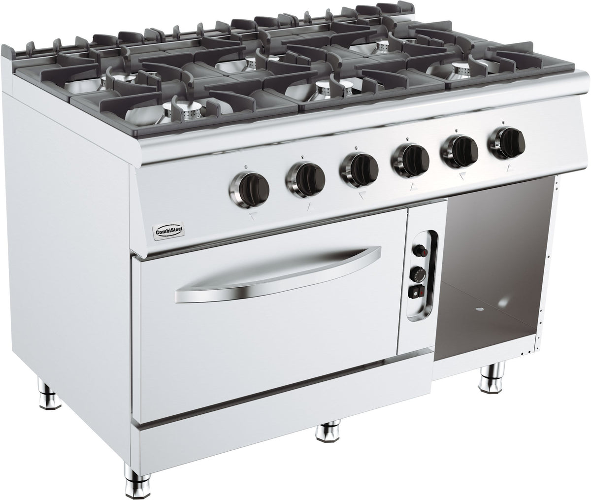 Pro 700 Cuisiniere A Gaz 6 Br. Avec Four À Gaz