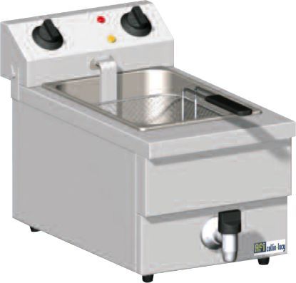 Friteuse de table électrique 10 L avec vidange FE10