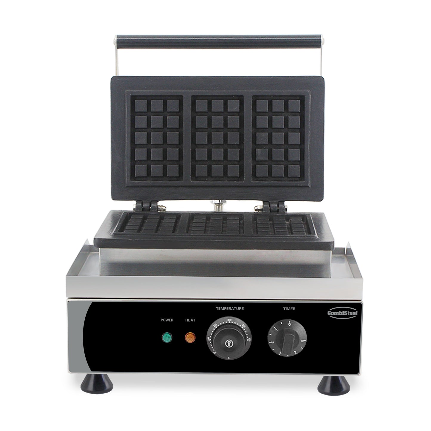 Gaufrier 3Pcs Gaufre De Bruxelles - Combisteel 7540.0060