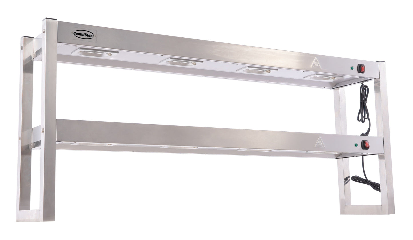 Étagère Chauffante En Halogene 2 Niveaux 1500 Démontable - Combisteel 7539.0055