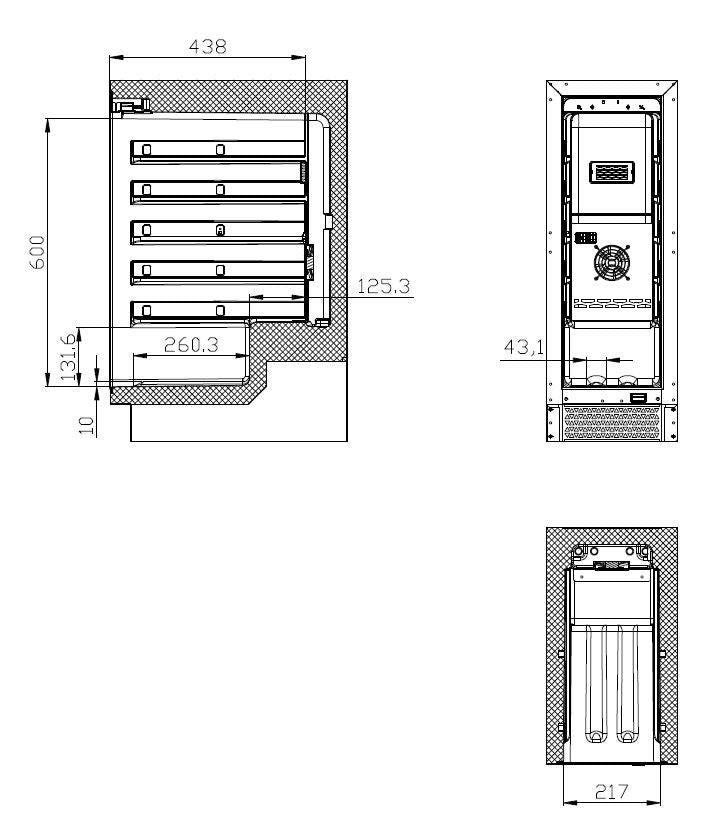 Cave À Vin 50L Single Zone - Combisteel 7525.0015
