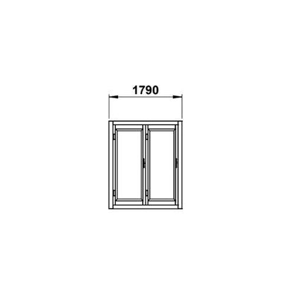Armoire froide démontable positive 2 portes CORECO AFD-2R-A - 1790x990x2160 mm