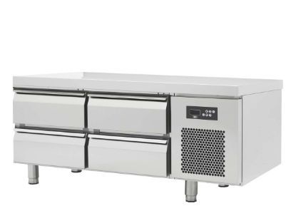 Soubassement réfrigéré 4 tiroirs SBRP4T-1600