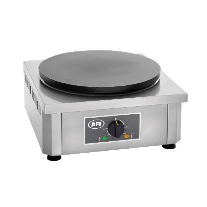 Crêpière électrique 1 plaque fonte émaillée Ø350 mm RG-CES350