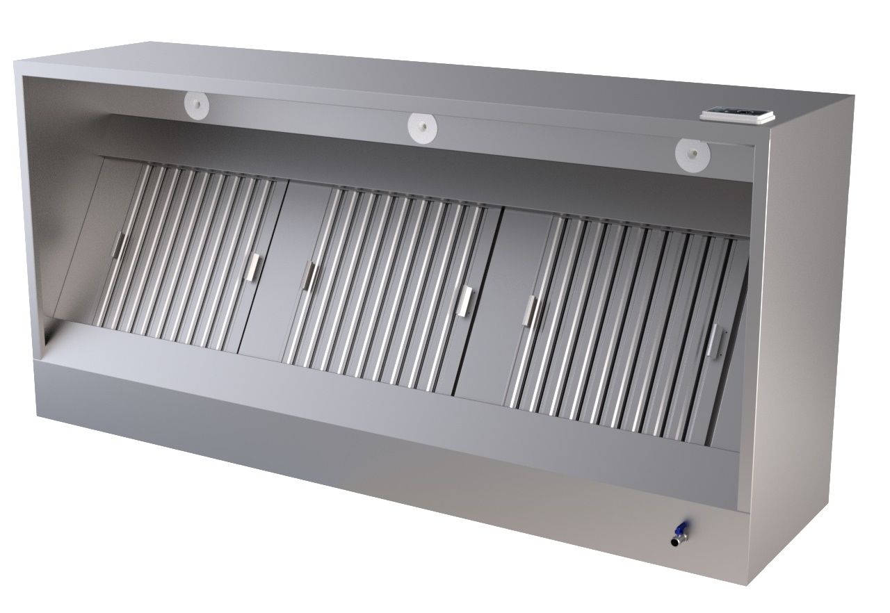 950 Hottes Murales Modèle De Boîte Complet 2400 - Combisteel 7333.0780
