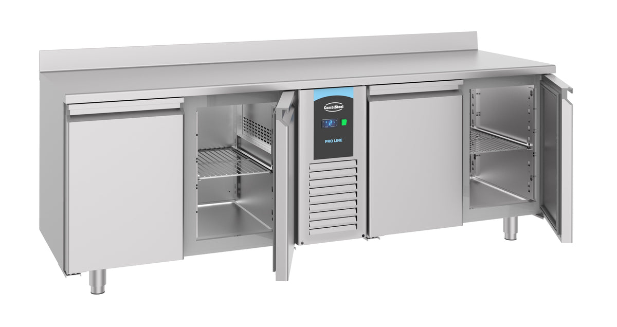 700 Table Réfrigérée Avec Dosseret 4 Portes Monoblock Energy Line - Combisteel 7489.5410