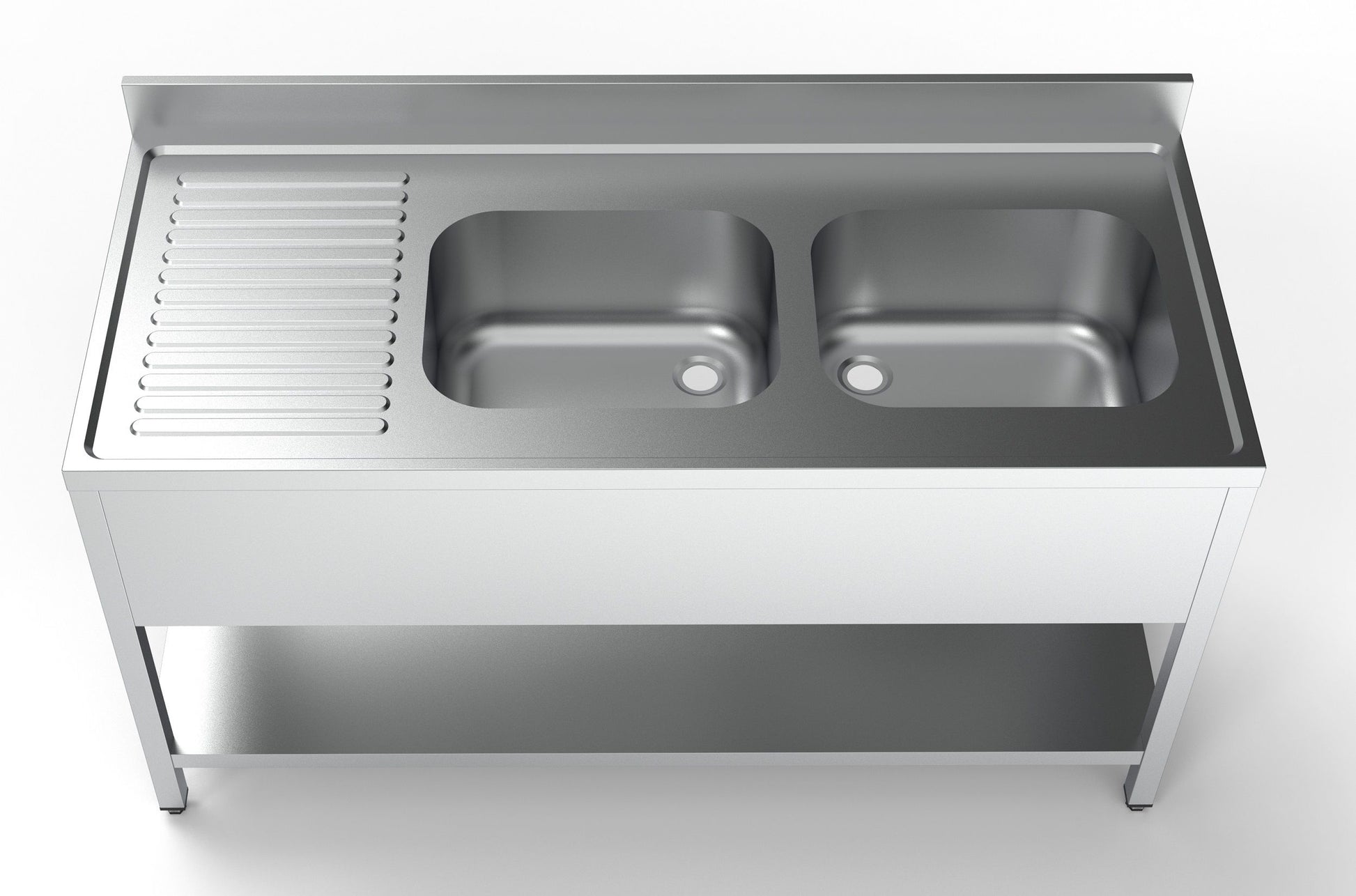700 Bloc-Évier Étagère 2 À Droite 1600 - Combisteel 7333.0855