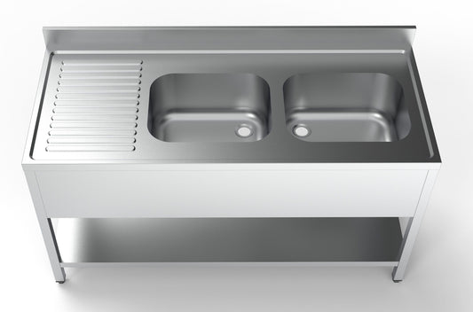 700 Bloc-Évier Étagère 2 À Droite 1600 - Combisteel 7333.0855