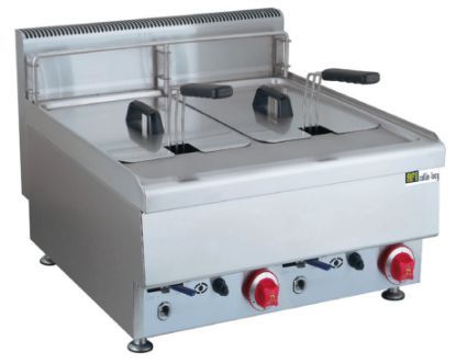 Friteuse électrique JUS-TEF-2 gamme Top 650 12,5+12,5 L
