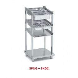 Kit bacs GN SKCD pour distributeur (3× GN1/1 + 4× GN1/4)