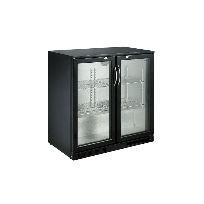 Arrière Bar Réfrigérée Noir 2 Portes L900 - Combisteel 7455.1305