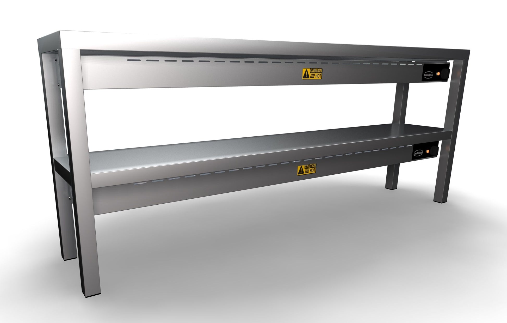 Étagère Chauffante En Céramique 2 Niveaux 1600 8 Resistances Of 250W L1600 - Combisteel 7020.0745