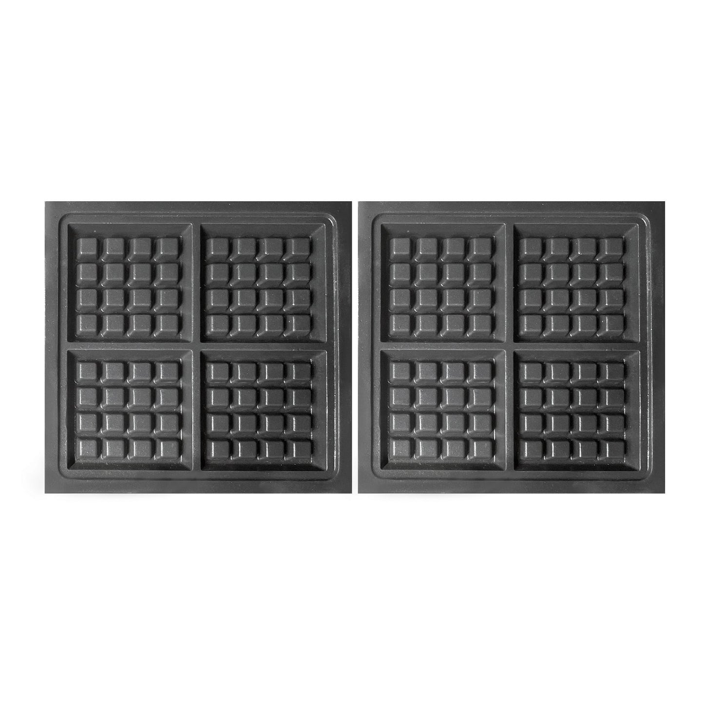 Gaufrier Rotatif 4Pcs Gaufre De Bruxelles - Combisteel 7540.0075