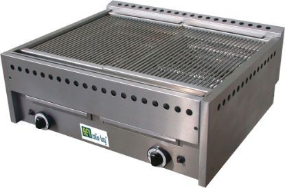 Grill gaz pierres de lave 2 zones GS6
