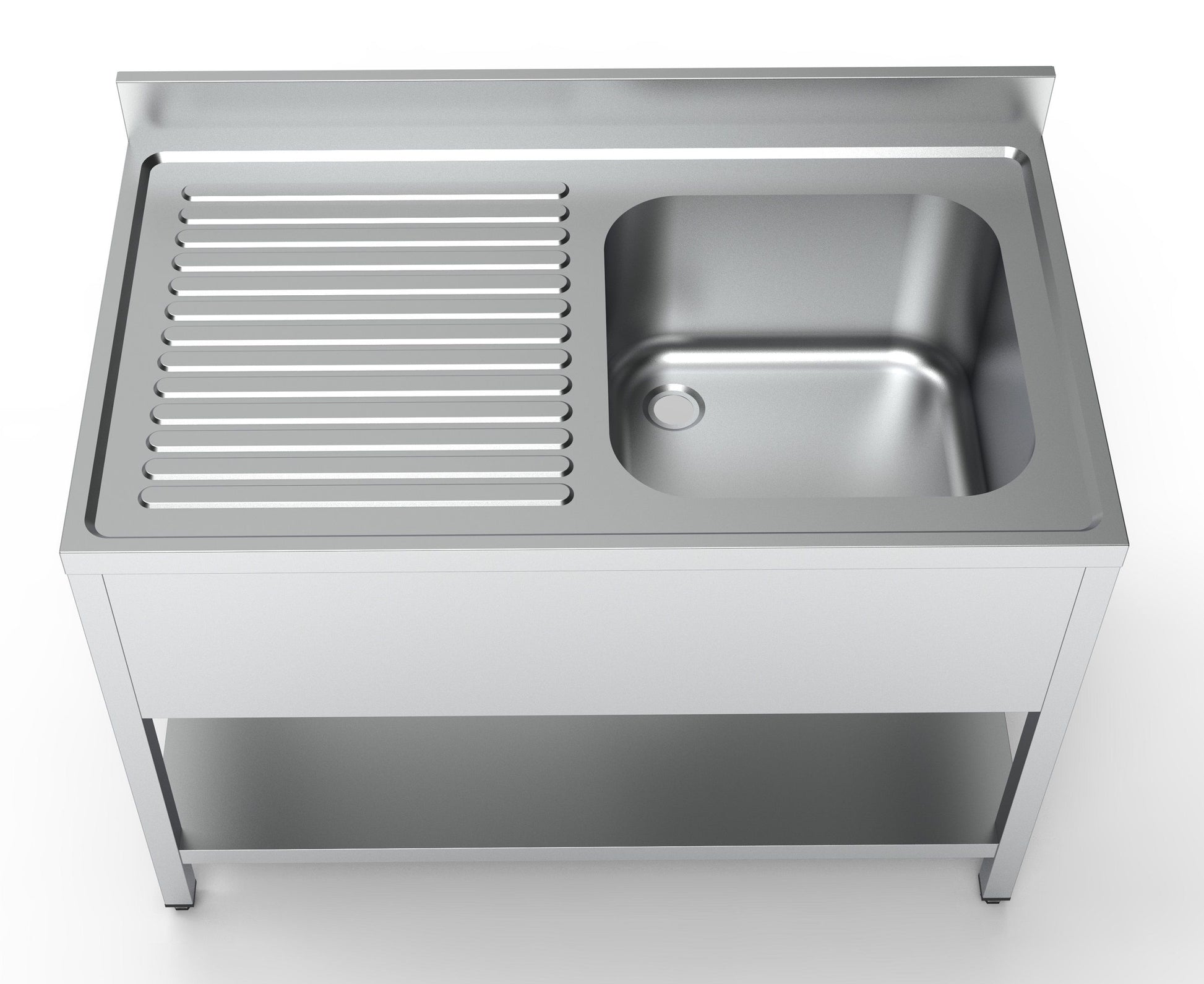 700 Bloc-Évier Étagère 1 À Droite 1200 - Combisteel 7333.0835