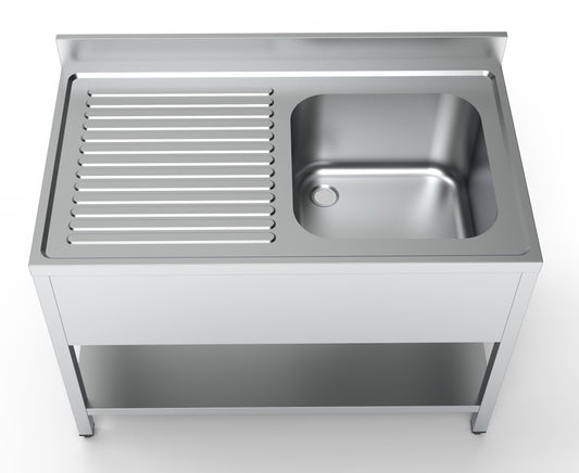 700 Bloc-Évier Étagère 1 À Droite 1200 - Combisteel 7333.0835