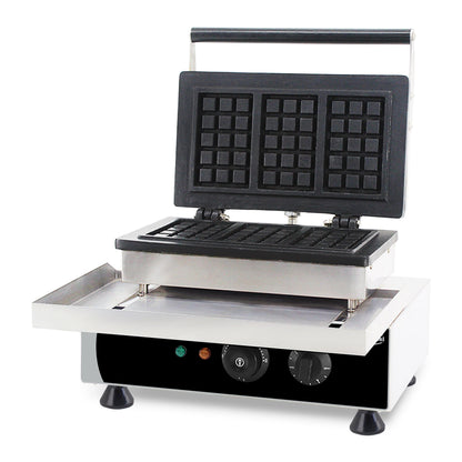 Gaufrier 3Pcs Gaufre De Bruxelles - Combisteel 7540.0060