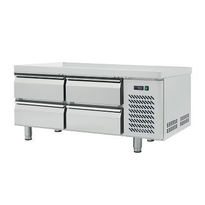 Soubassement réfrigéré ventilé 4 tiroirs AASBP1200-4T