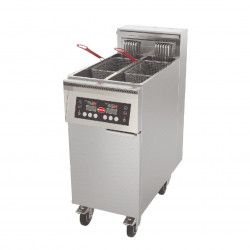 Friteuse électrique 2x11 L 3 timers filtration 22 kW XMART-RCP3T222
