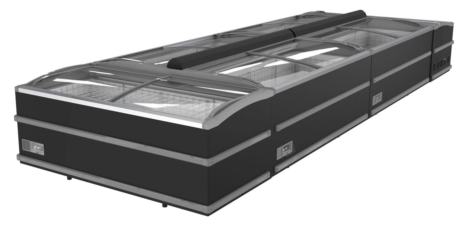 Congélateur Bahut Pour Supermarché Noir 1880 Dégivrage Automatique - Combisteel 7072.0100