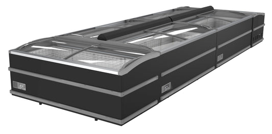Congélateur Bahut Pour Supermarché Noir 1880 Dégivrage Automatique - Combisteel 7072.0100