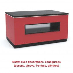 Buffet modulaire 850 avec une alcôve BDP8-4G/0