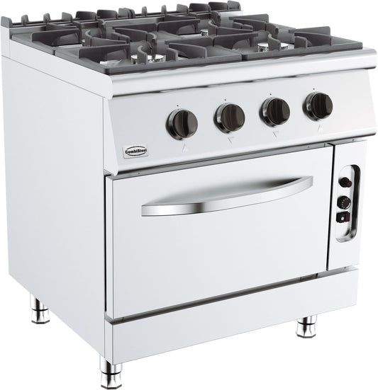 Pro 700 Cuisiniere A Gaz 4 Br. Avec Four À Gaz