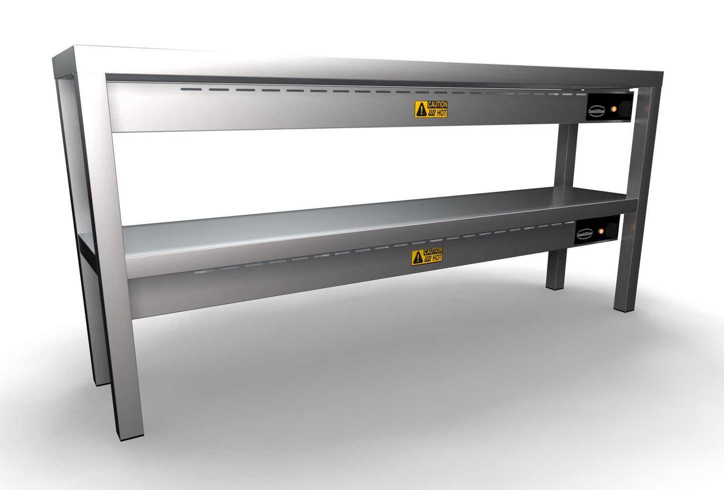 Étagère Chauffante En Céramique 2 Niveaux 1400 8 Resistances Of 250W L1400 - Combisteel 7020.0740