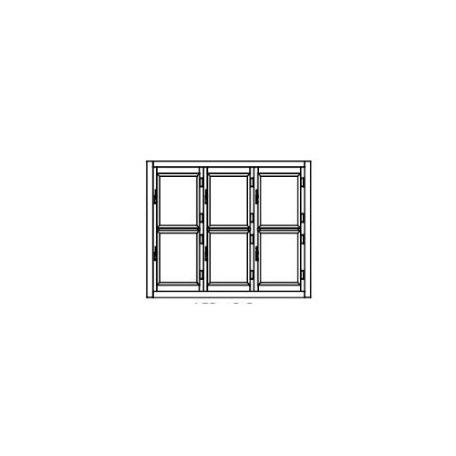 Armoire froide démontable positive 6 portillons CORECO AFD-3R-D - 2590x990x2160 mm