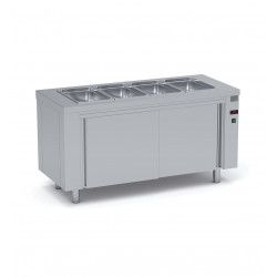 Meuble bain-marie sec avec réserve neutre SBSN-160
