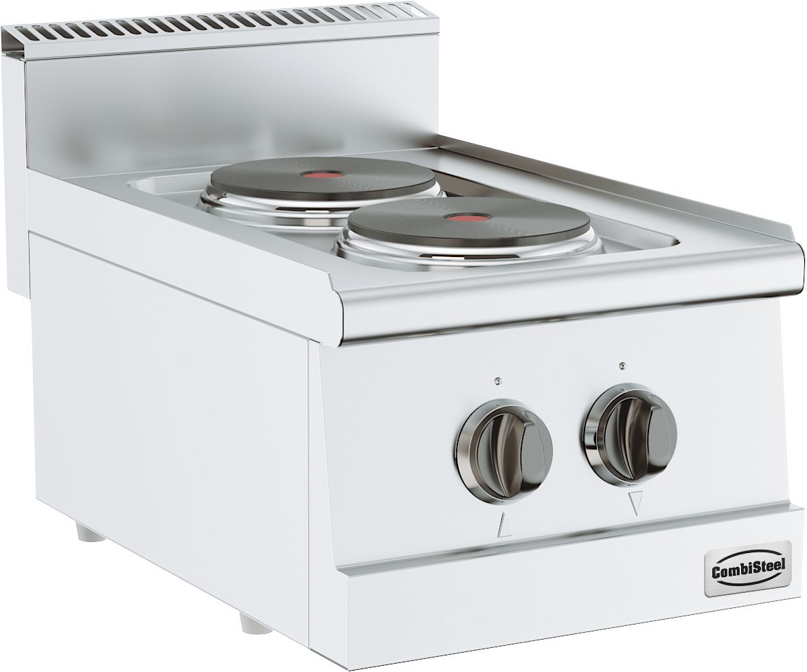 Pro 600 Cuisinière Avec Plaque Électrique 2 Pl.