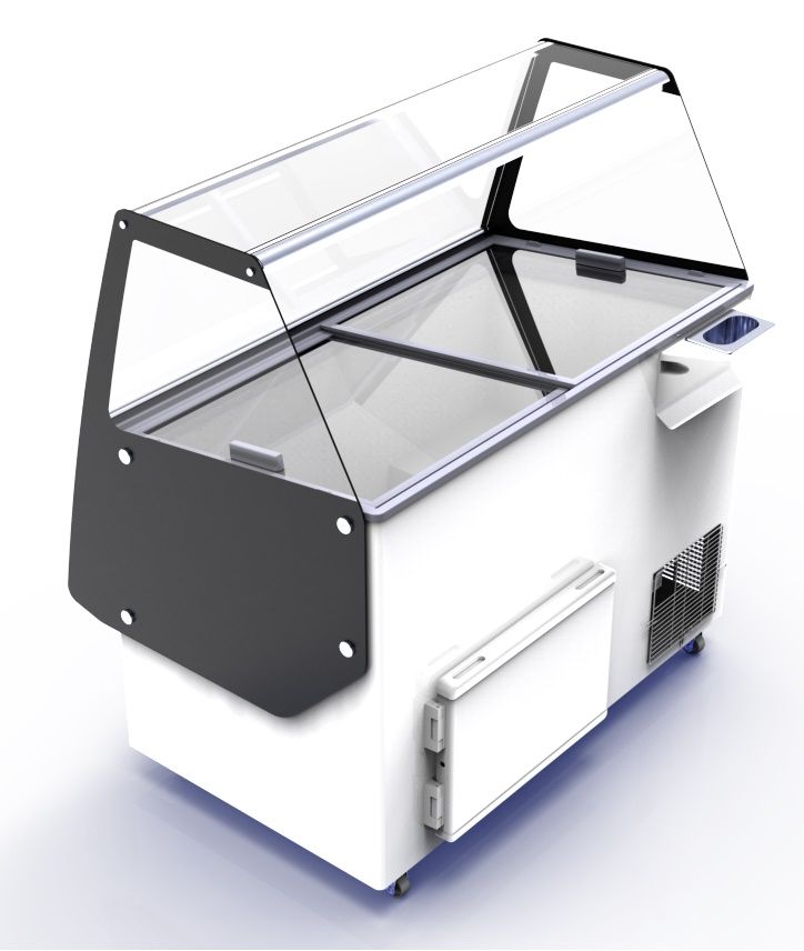 Vitrine À Creme Glacée Ibiza 8X5 Ltr - Combisteel 7472.0140