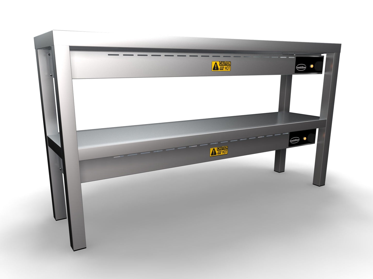 Étagère Chauffante En Céramique 2 Niveaux 1200 6 Resistances Of 250W L1200 - Combisteel 7020.0735