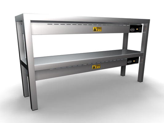Étagère Chauffante En Céramique 2 Niveaux 1200 6 Resistances Of 250W L1200 - Combisteel 7020.0735