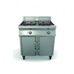 Friteuse électrique double 2x14 L avec filtration XPRIME-2MP