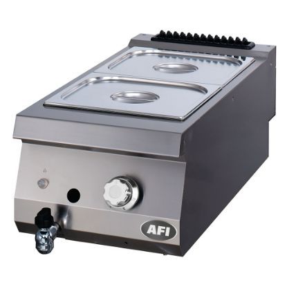 Bain-marie gaz à poser BMP9G40 gamme 900 2 x GN 2/3