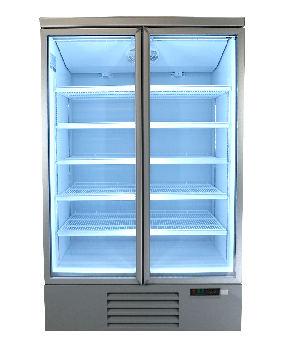 Armoire Positive 2 Portes En Verre Jde-1000R - Combisteel 7455.2200